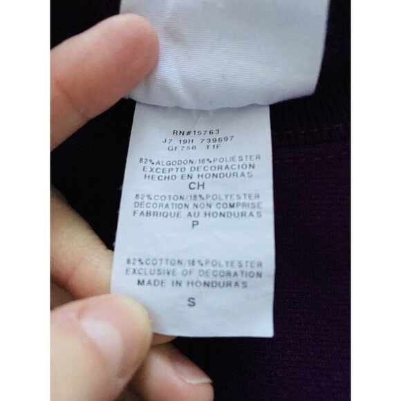 Champion Reverse Weave Blank Crewneck Sweatshirt Men Adult Small Purple - Picture 3 of 7